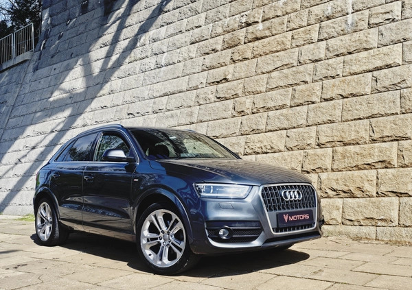 Audi Q3 cena 57700 przebieg: 239647, rok produkcji 2013 z Szczekociny małe 781